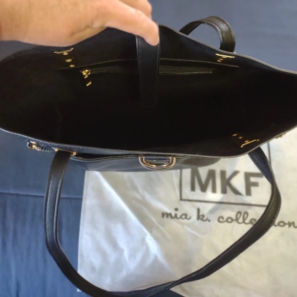 MKF Collection Vegan Leather Women Shoulder Bag with pouch by Mia K - Picture 6 of 7